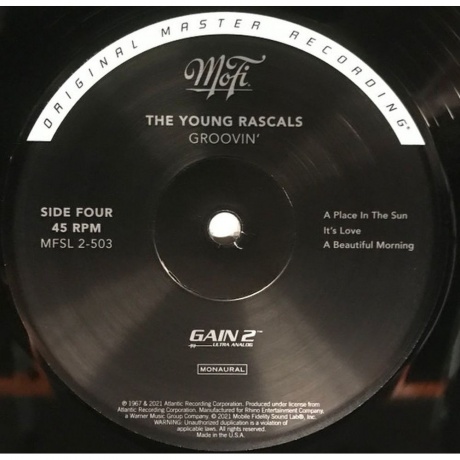The Young Rascals - Groovin' (Analogue, Original Master Recording) (0821797250313) виниловая пластинка - фото 6