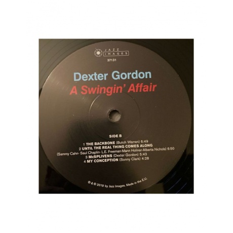 8436569193310, Виниловая пластинка Gordon, Dexter, A Swingin' Affair - фото 5