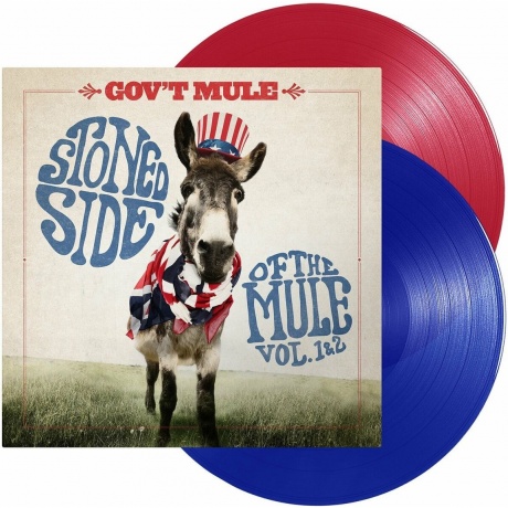 Gov'T Mule - Stoned Side Of The Mule Vol. 1 &amp; 2 (Blue &amp; Red) (0810020507072) виниловая пластинка - фото 3
