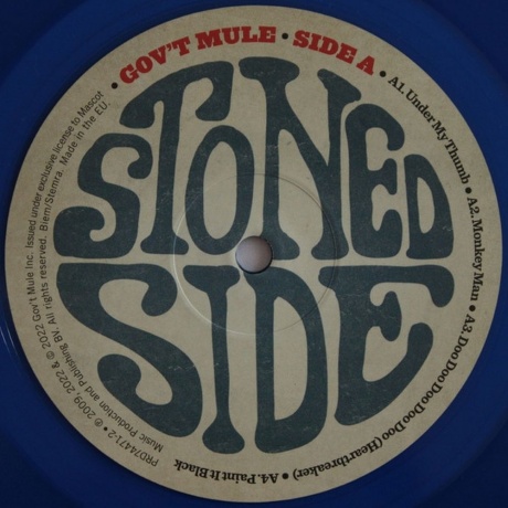 Gov'T Mule - Stoned Side Of The Mule Vol. 1 &amp; 2 (Blue &amp; Red) (0810020507072) виниловая пластинка - фото 4