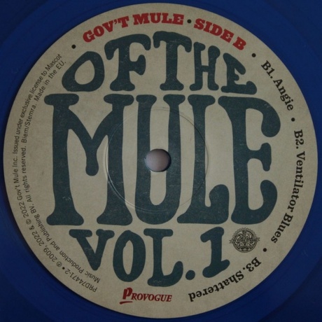 Gov'T Mule - Stoned Side Of The Mule Vol. 1 &amp; 2 (Blue &amp; Red) (0810020507072) виниловая пластинка - фото 5