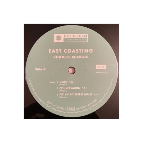 Charles Mingus - East Coasting (4050538816150) виниловая пластинка - фото 5