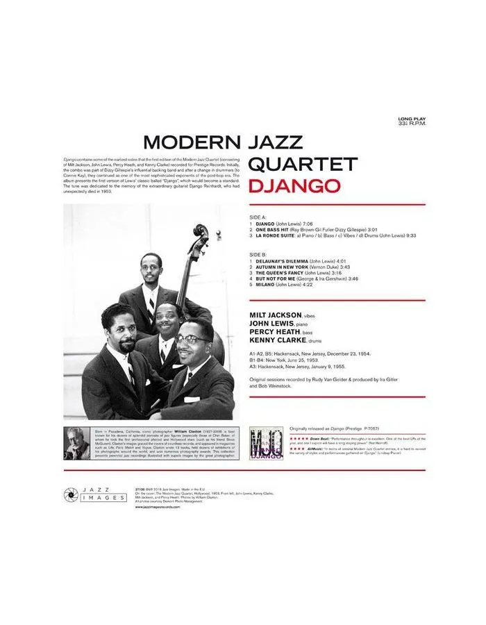 8436569191668, Виниловая пластинка Modern Jazz Quartet, Django - фото 3