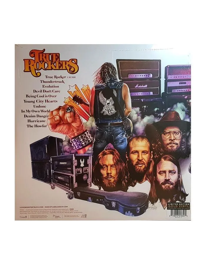 0819873016595, Виниловая пластинка Monster Truck, True Rockers (coloured) - фото 2