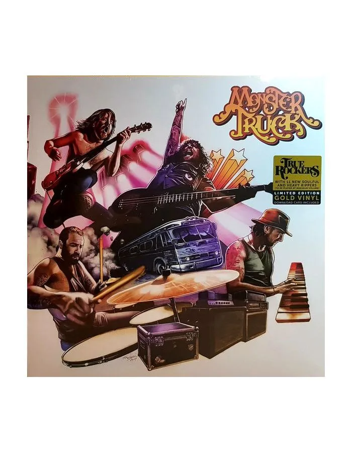 0819873016595, Виниловая пластинка Monster Truck, True Rockers (coloured) - фото 1