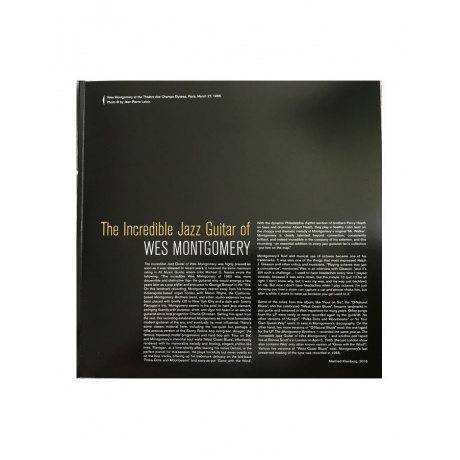 8437016248317, Виниловая пластинка Montgomery, Wes, Incredible Jazz Guitar - фото 3