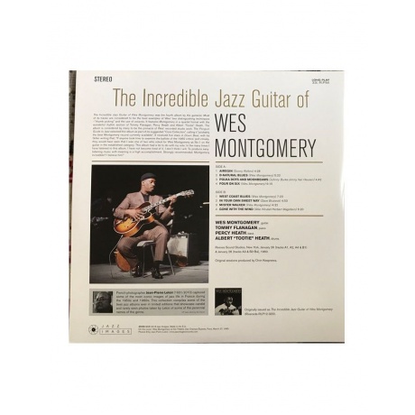 8437016248317, Виниловая пластинка Montgomery, Wes, Incredible Jazz Guitar - фото 4