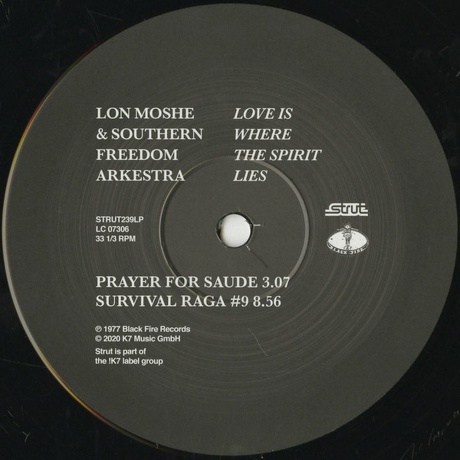 Lon Moshe &amp; Southern Freedom Arkestra - Love Is Where The Spirit Lies (4062548010961) виниловая пластинка - фото 3