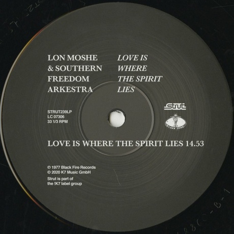 Lon Moshe &amp; Southern Freedom Arkestra - Love Is Where The Spirit Lies (4062548010961) виниловая пластинка - фото 4