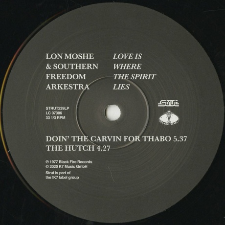 Lon Moshe &amp; Southern Freedom Arkestra - Love Is Where The Spirit Lies (4062548010961) виниловая пластинка - фото 5
