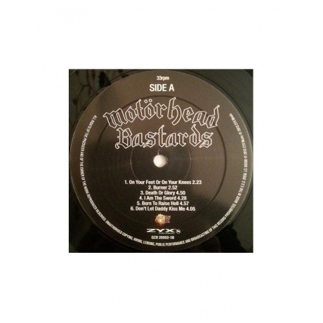 0090204640034, Motorhead, Bastards виниловая пластинка - фото 3