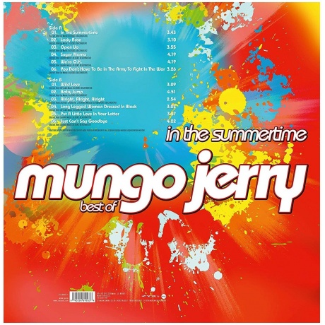 0090204695836, Виниловая пластинка Mungo Jerry, In The Summertime... Best Of - фото 2
