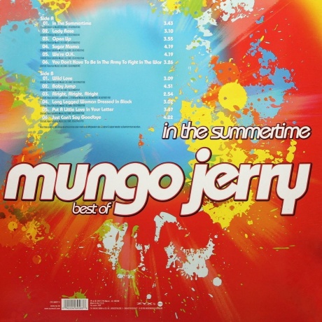 Mungo Jerry - In The Summertime... Best Of (0090204695836) виниловая пластинка - фото 2