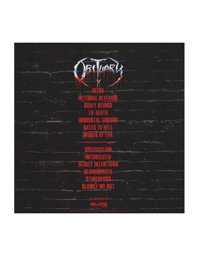 0781676750818, Виниловая пластинка Obituary, Slowly We Rot (coloured) - фото 2