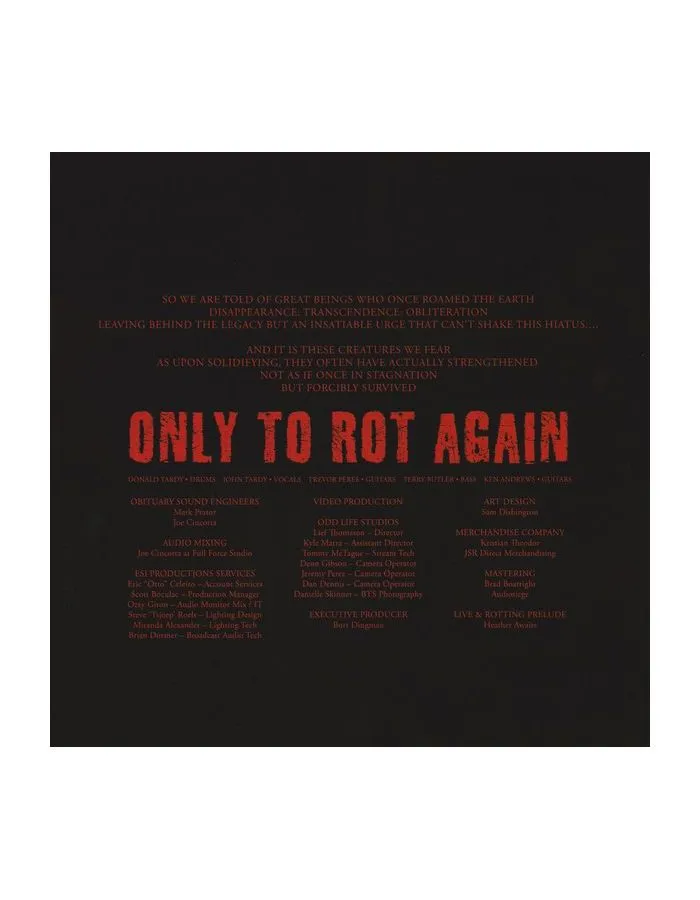 0781676750818, Виниловая пластинка Obituary, Slowly We Rot (coloured) - фото 6