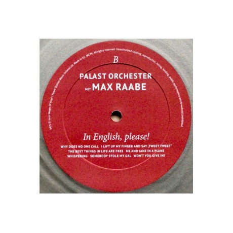 4260494436754, Виниловая пластинка Palast Orchester, In English, Please! (coloured) - фото 4