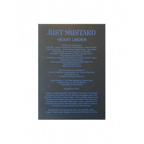 0720841301912, Виниловая пластинка Just Mustard, Heart Under - фото 3