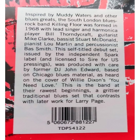 Killing Floor - Killing Floor (5060672881227) виниловая пластинка - фото 4