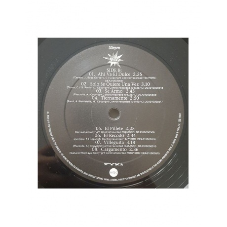 Astor Piazzolla - Tango Argentino (0090204707836) виниловая пластинка - фото 5