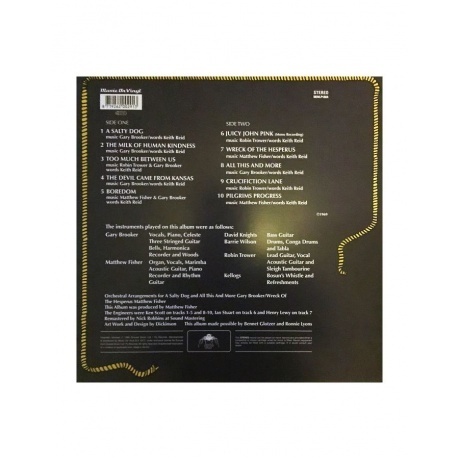 8719262002913, Procol Harum, A Salty Dog виниловая пластинка - фото 2