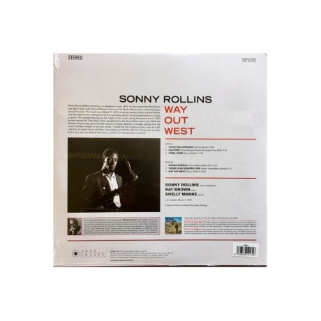 8436569191606, Виниловая пластинка Rollins, Sonny, Way Out West - фото 2