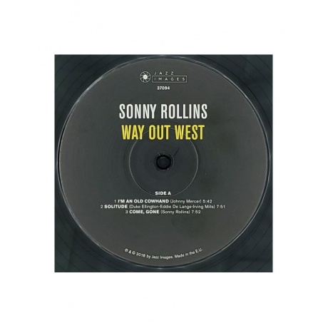 8436569191606, Виниловая пластинка Rollins, Sonny, Way Out West - фото 3
