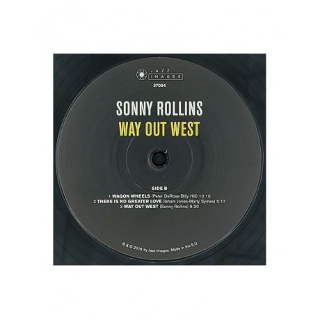 8436569191606, Виниловая пластинка Rollins, Sonny, Way Out West - фото 4