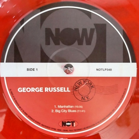 George Russell - New York, N.Y. (coloured) (5060348583486) виниловая пластинка - фото 3