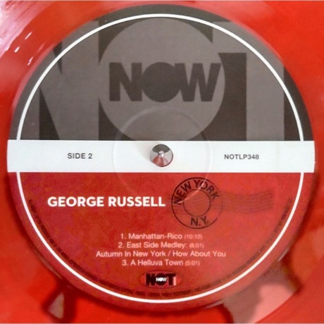 George Russell - New York, N.Y. (coloured) (5060348583486) виниловая пластинка - фото 4