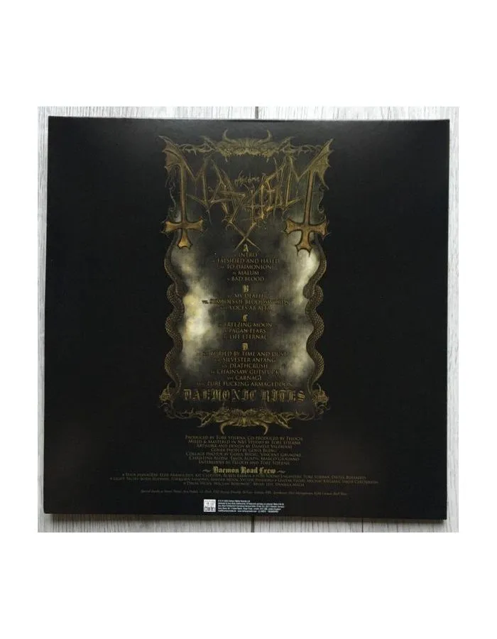 0196588089817, Виниловая пластинка Mayhem, Daemonic Rites: Live - фото 4