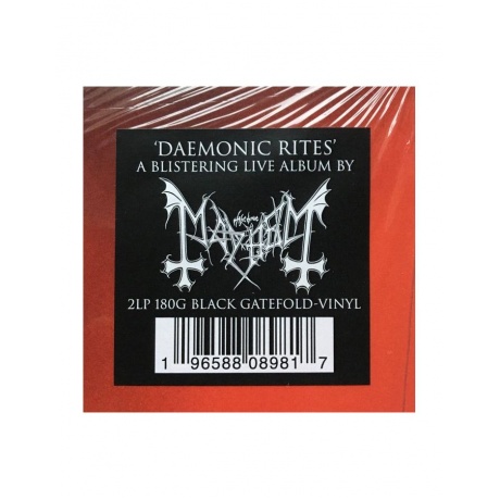 0196588089817, Виниловая пластинка Mayhem, Daemonic Rites: Live - фото 9