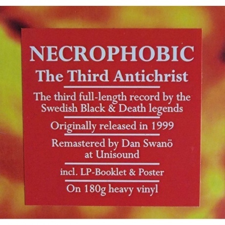 Necrophobic - The Third Antichrist (0194399957417) виниловая пластинка - фото 2
