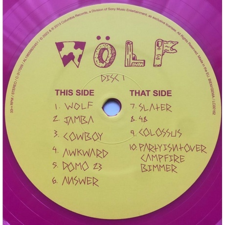 The Creator Tyler - Wolf (coloured) (0196588204517) виниловая пластинка - фото 4