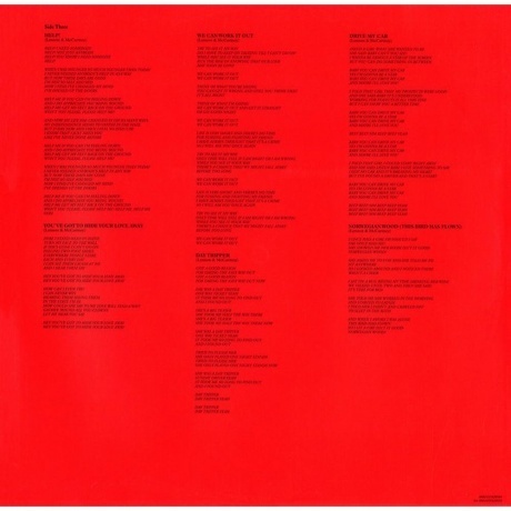 The Beatles - 1962-1966 (Half Speed) (0602455920539) виниловая пластинка - фото 13