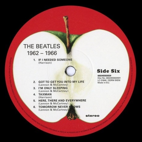 The Beatles - 1962-1966 (Half Speed) (0602455920539) виниловая пластинка - фото 7