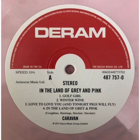 Caravan - In The Land Of Grey And Pink (coloured) (0602448775696) виниловая пластинка - фото 4