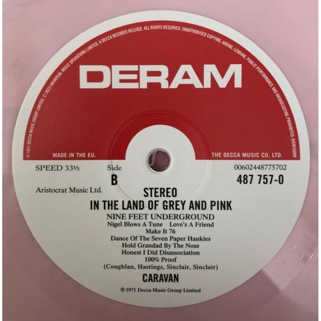 Caravan - In The Land Of Grey And Pink (coloured) (0602448775696) виниловая пластинка - фото 5