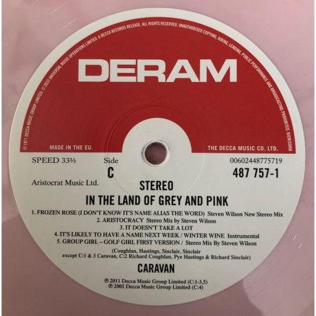 Caravan - In The Land Of Grey And Pink (coloured) (0602448775696) виниловая пластинка - фото 6