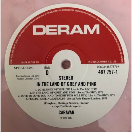Caravan - In The Land Of Grey And Pink (coloured) (0602448775696) виниловая пластинка - фото 7