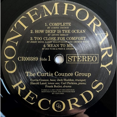Curtis Counce - You Get More Bounce With Curtis Counce (Analogue, Acoustic Sounds) (0888072453746) виниловая пластинка - фото 2