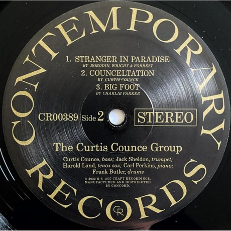 Curtis Counce - You Get More Bounce With Curtis Counce (Analogue, Acoustic Sounds) (0888072453746) виниловая пластинка - фото 3