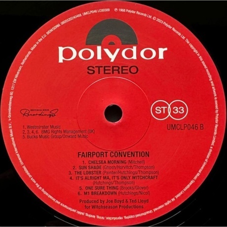 Fairport Convention - Fairport Convention (0805520240468) виниловая пластинка - фото 4