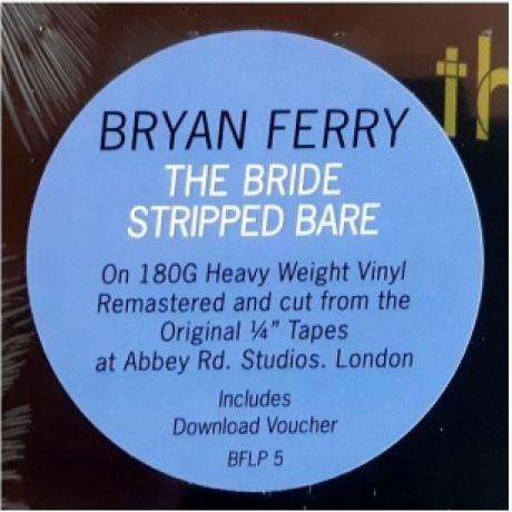 Bryan Ferry - The Bride Stripped Bare (0602577227479) виниловая пластинка - фото 3