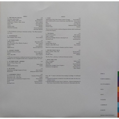 Peter Gabriel - Passion (Half Speed) (0884108005477) виниловая пластинка - фото 4