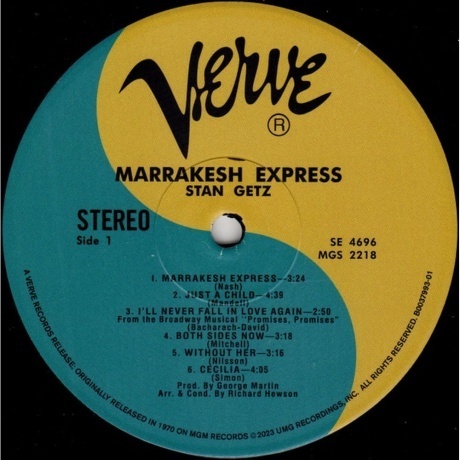 Stan Getz - Marrakesh Express (Audiophile, Verve By Request) (0602455735249) виниловая пластинка - фото 3