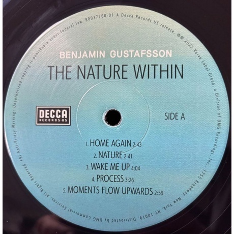 Benjamin Gustafsson - The Nature Within (0602455483102) виниловая пластинка - фото 5