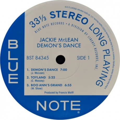Jackie McLean - Demon`s Dance (Analogue, Tone Poet) (0602438963348) виниловая пластинка - фото 6