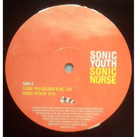 Sonic Youth - Sonic Nurse (0602547493569) виниловая пластинка - фото 8