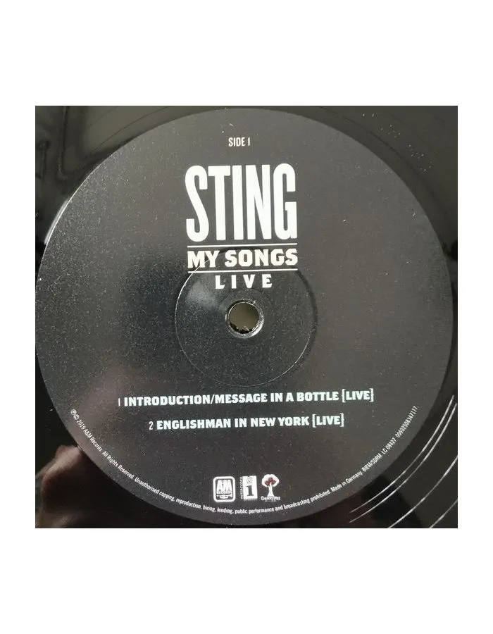 0602508335563, Виниловая пластинка Sting, My Songs Live - фото 5