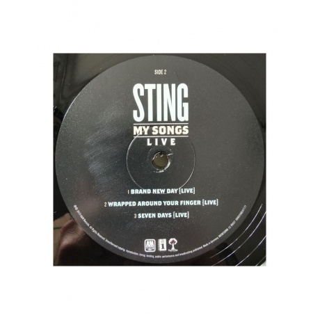 0602508335563, Виниловая пластинка Sting, My Songs Live - фото 6